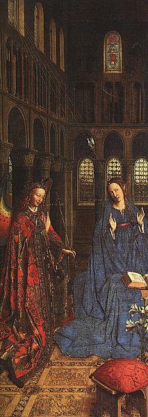 Jan Van Eyck The Annunciation Sweden oil painting art